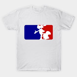 Rocky and Bullwinkle MLB parody T-Shirt